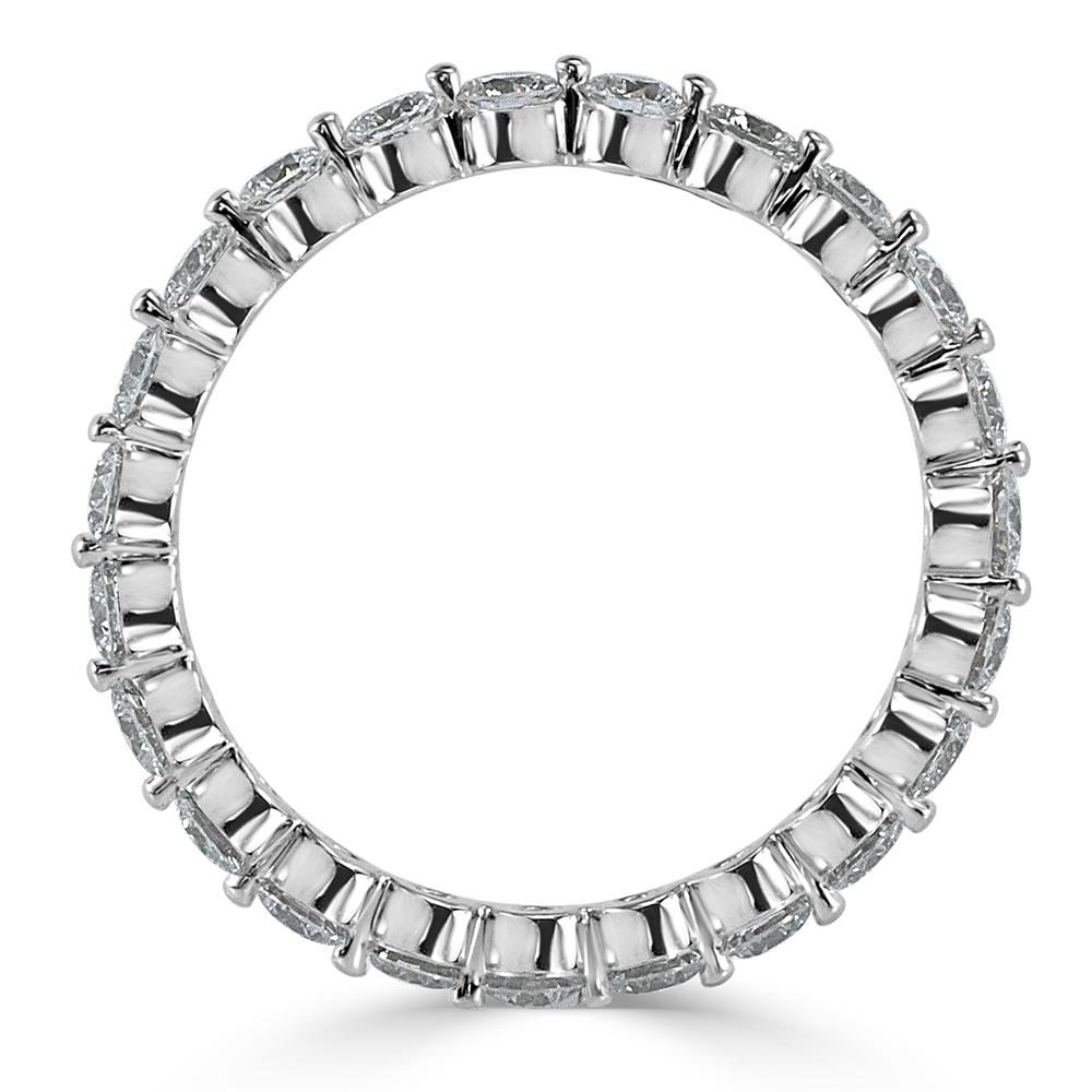 Mark Broumand 1,40 Karat runder Brillantschliff Diamant Ewigkeitsring (Moderne) im Angebot