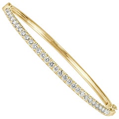 Mark Broumand 1.45 Carat Round Brilliant Cut Diamond in 14 Karat Yellow Gold