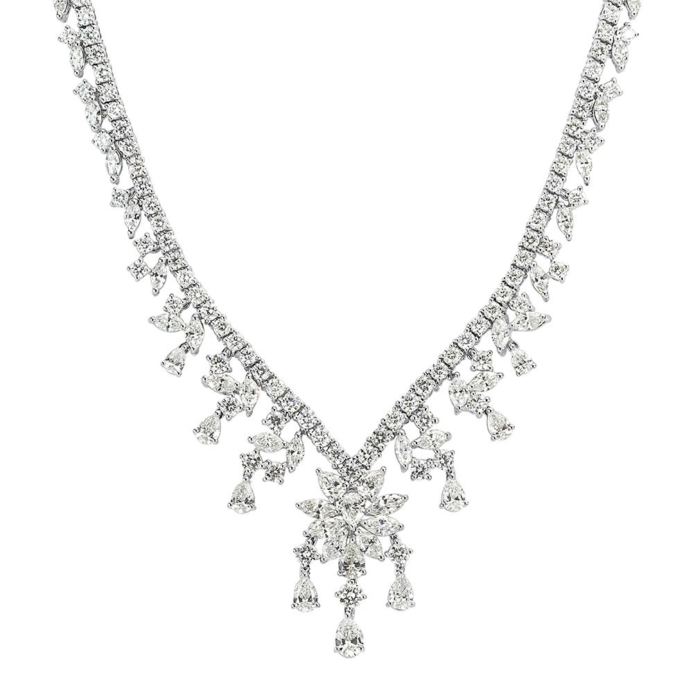 fancy diamond necklace