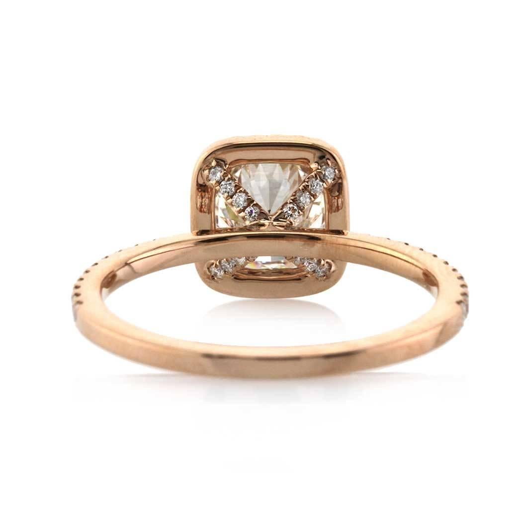 Mark Broumand 1.63 Carat Round Brilliant Cut Diamond Engagement Ring In New Condition In Los Angeles, CA