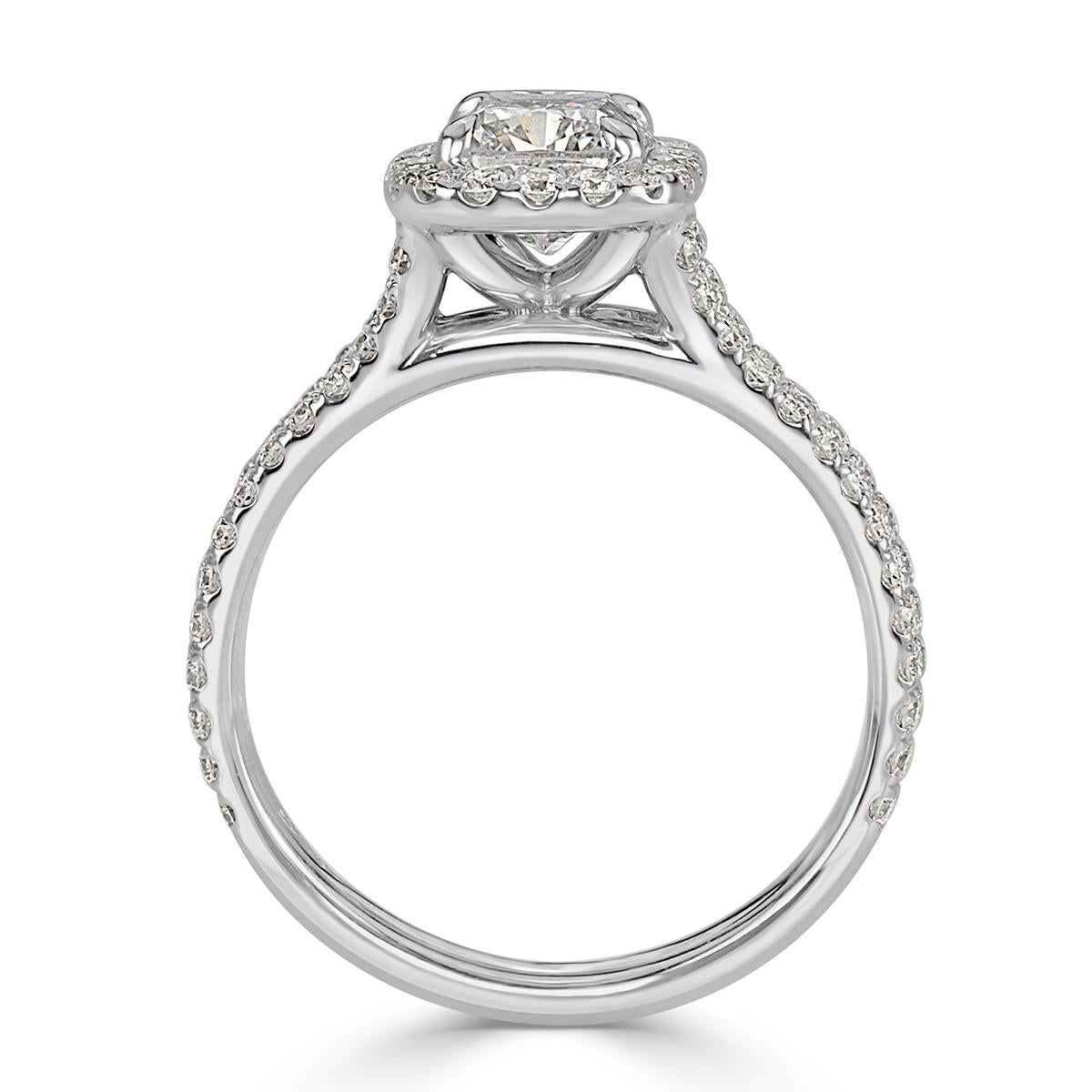 big cushion cut engagement rings