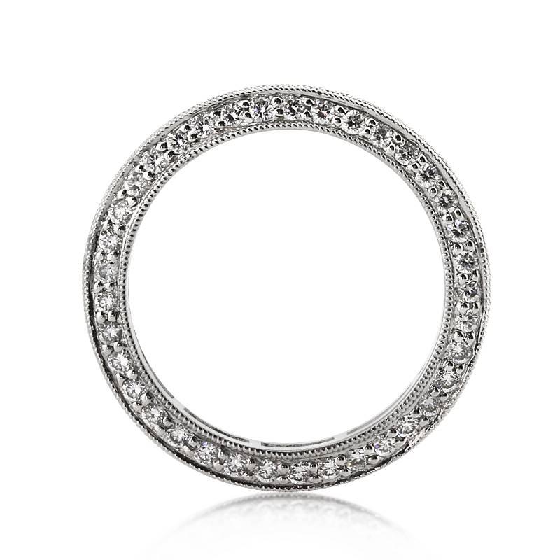 Eternity Band Mark Broumand 1,75 Karat runder Diamant im Brillantschliff (Moderne) im Angebot