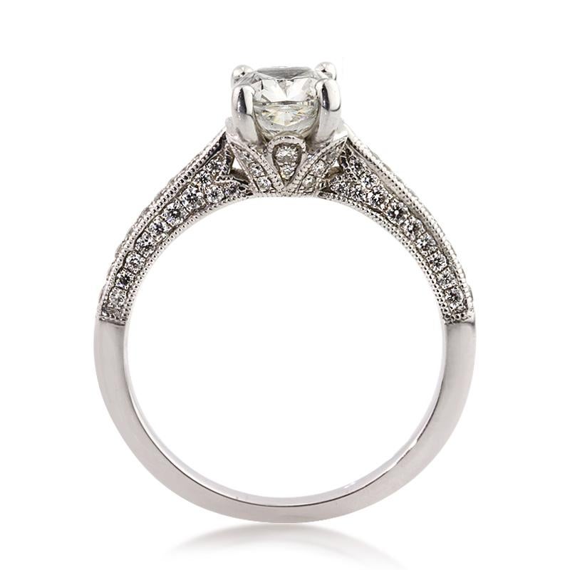 Mark Broumand 1.87 Carat Cushion Cut Diamond Engagement Ring In New Condition For Sale In Los Angeles, CA