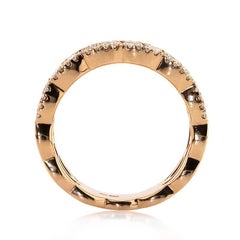 Mark Broumand 1.90 Carat Rose Gold Round Cut Diamond Ring