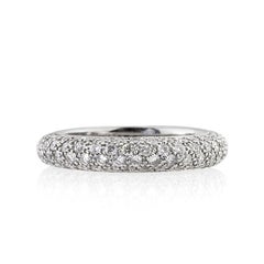 Mark Broumand 1.95 Carat Round Brilliant Cut Diamond Eternity Band