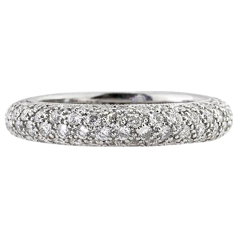 Memoryring Mark Broumand 1,95 Karat runder Diamant im Brillantschliff