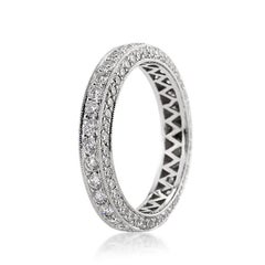 Mark Broumand 2.00 Carat Round Brilliant Cut Diamond Eternity Band