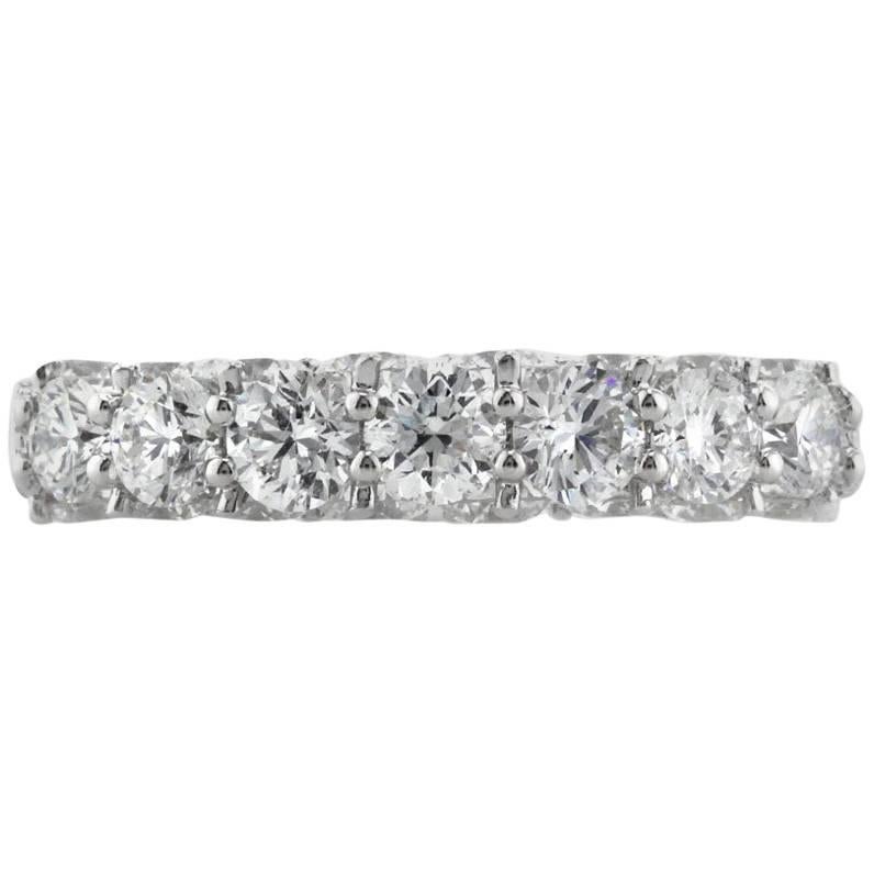 Mark Broumand 2.00 Carat Round Brilliant Cut Diamond Three-Sided Ring