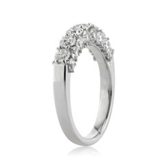 Mark Broumand 2.00 Carat Round Brilliant Cut Diamond Three-Sided Ring