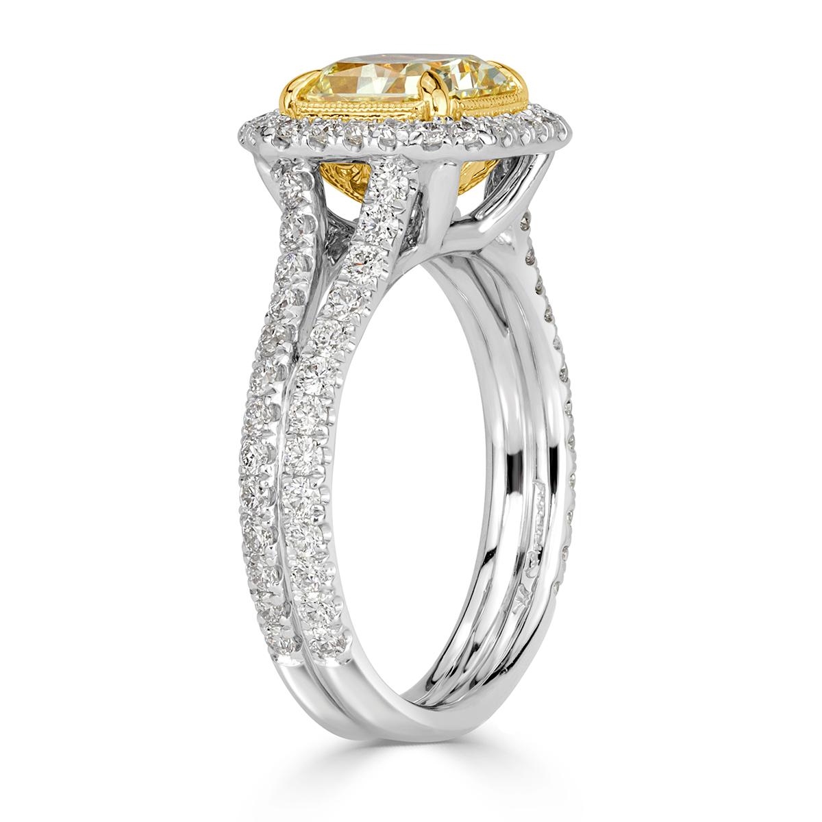 women's yellow diamond rings