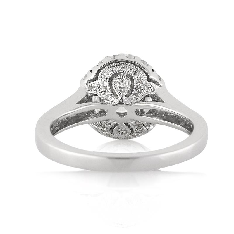 Women's or Men's Mark Broumand 2.18 Carat Round Brilliant Cut Diamond Engagement Ring For Sale