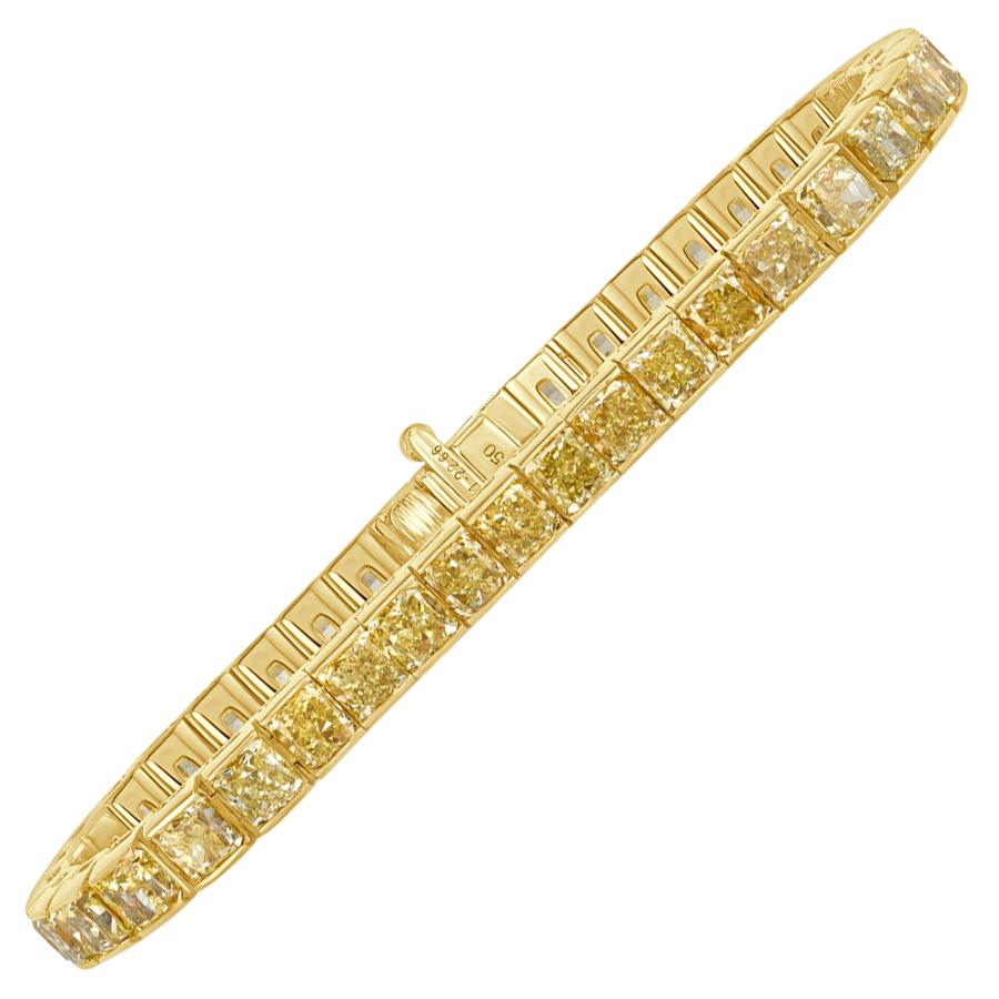 DIAMOND Fancy Tennis Bracelet. at 1stDibs