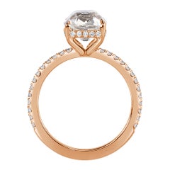 Mark Broumand 2.47 Carat Old Mine Cut Diamond Engagement Ring