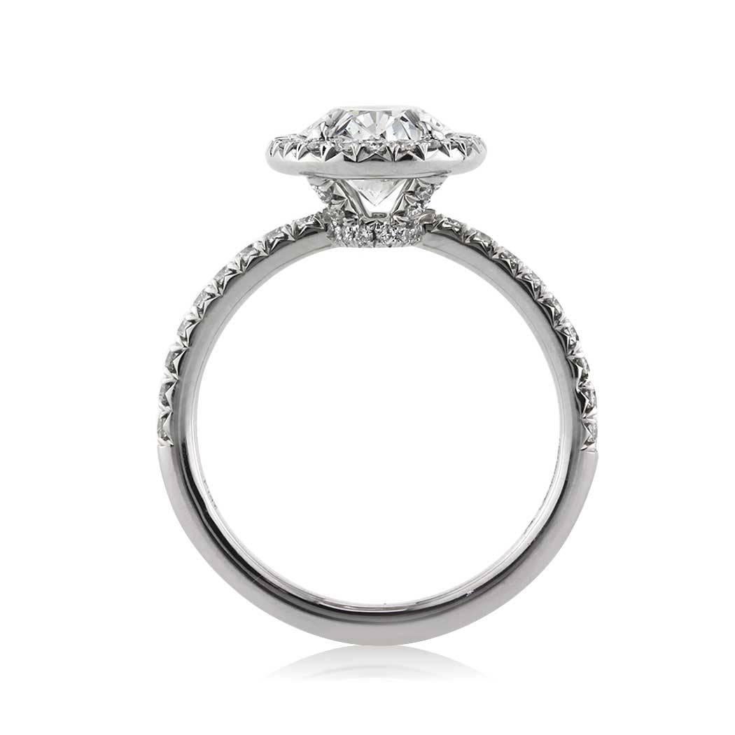 Mark Broumand 2.56 Carat Oval Cut Diamond Engagement Ring In New Condition In Los Angeles, CA