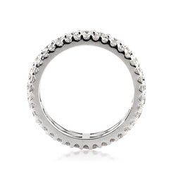 Eternity Band Mark Broumand 3,10 Karat runder Diamant im Brillantschliff