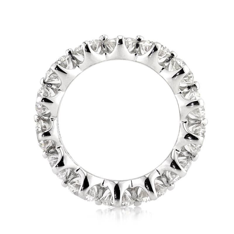 Modern Mark Broumand 5.50 Carat Round Brilliant Cut Diamond Eternity Band For Sale