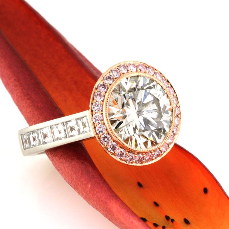 Mark Broumand 7.60 Carat Round Brilliant Cut Diamond Engagement Ring For Sale 1