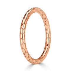 Anneau de mariage Mark Broumand Scale en or rose 18 carats