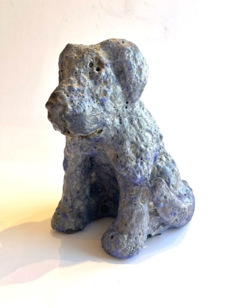 Mark Chatterley Figurative Sculpture - Sitting Pup II