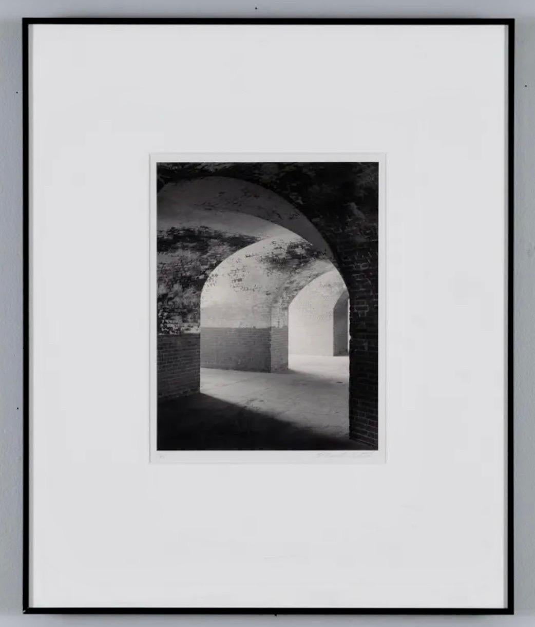 Architektonische Gelatinesilberdruck Pergamentfotografie Mark Ciret Vintage Foto (Amerikanische Moderne), Photograph, von Mark Citret