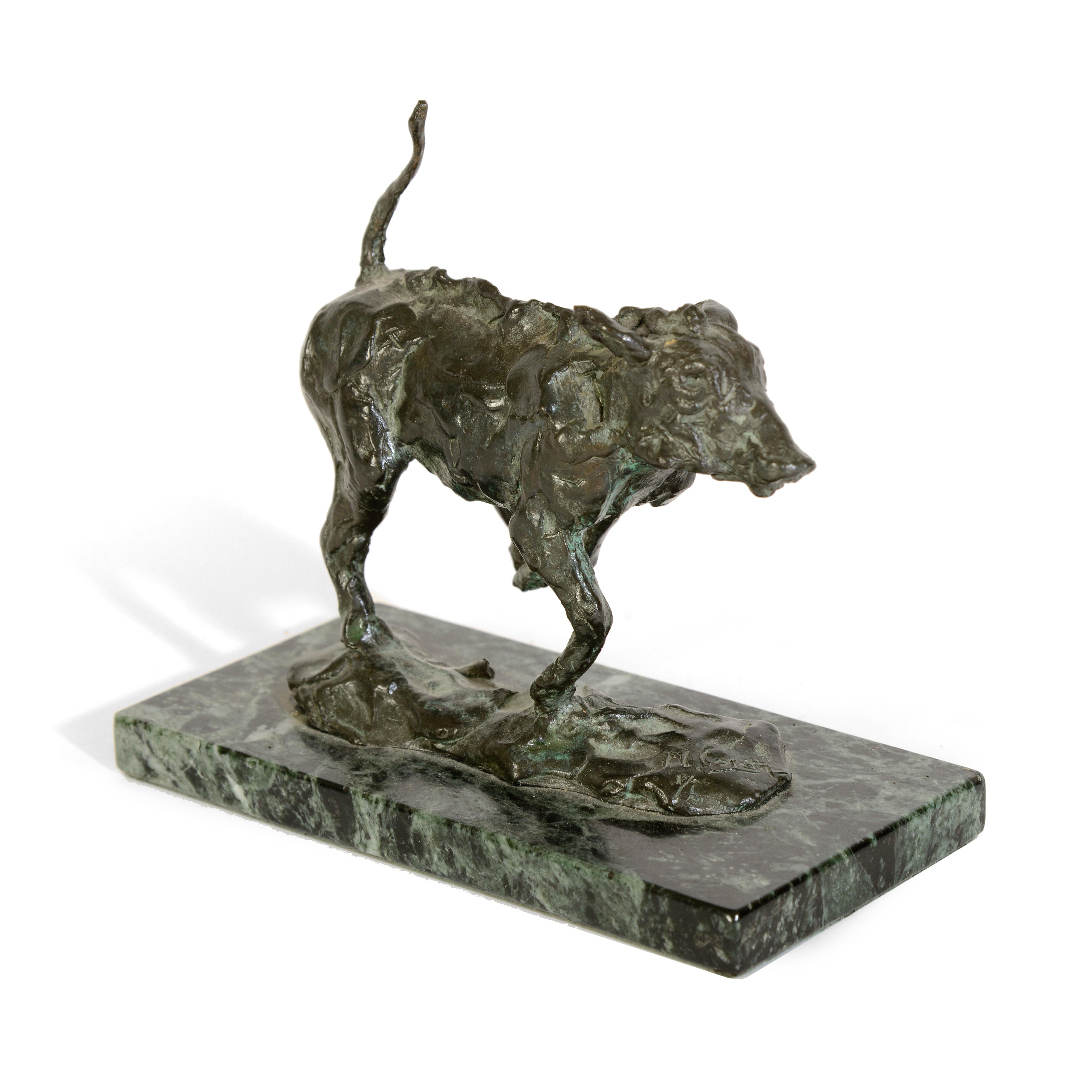 English Mark Coreth limited edition bronze of a warthog piglet