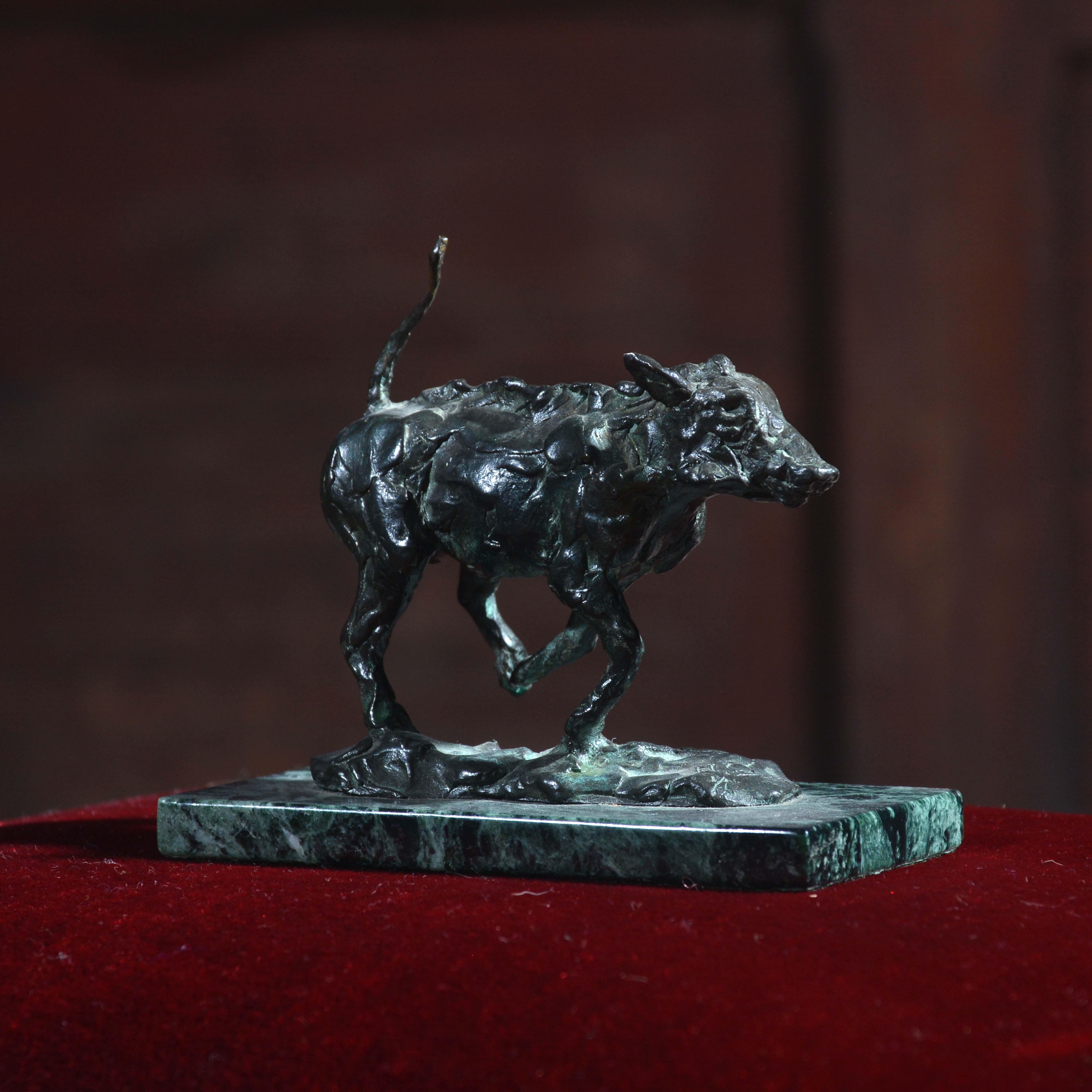 Bronze Mark Coreth bronze en édition limitée d'un porcelet phacochère