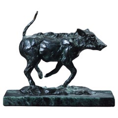 Vintage Mark Coreth limited edition bronze of a warthog piglet
