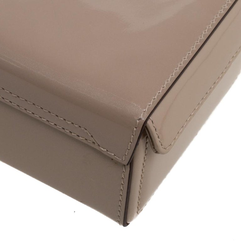 Pre-owned Mark Cross Beige Leather Grace Box Bag