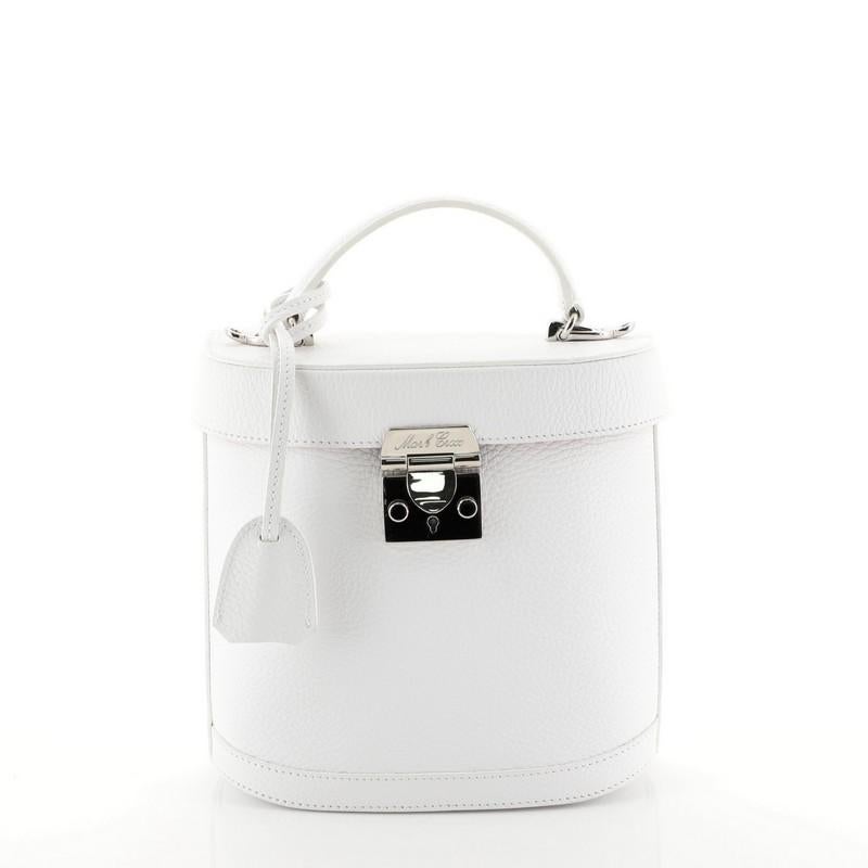 Gray Mark Cross Benchley Bag Leather