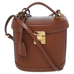 Mark Cross Brown Leder Benchley Top Handle Tasche