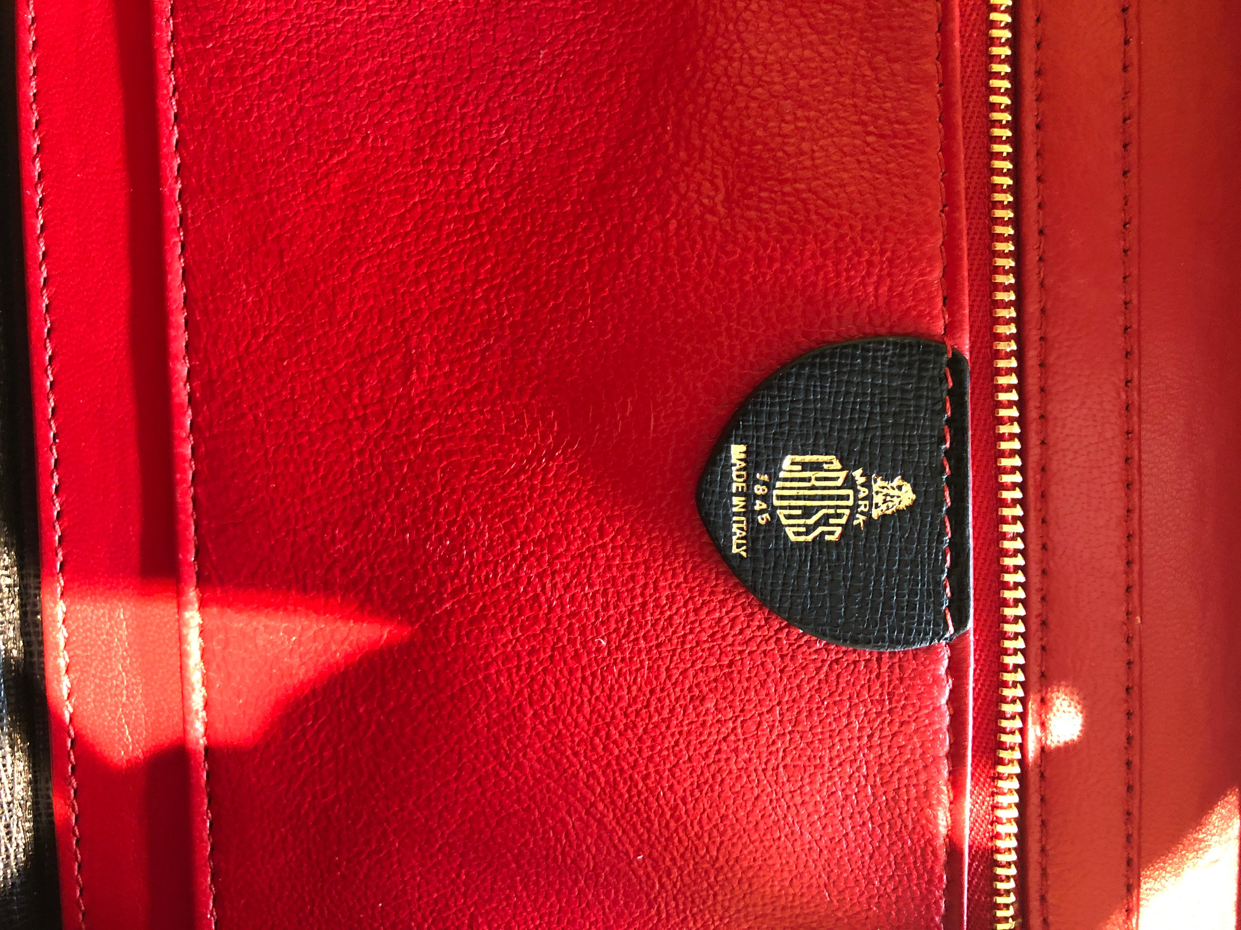 Mark Cross Grace Box Bag Leather Large 1