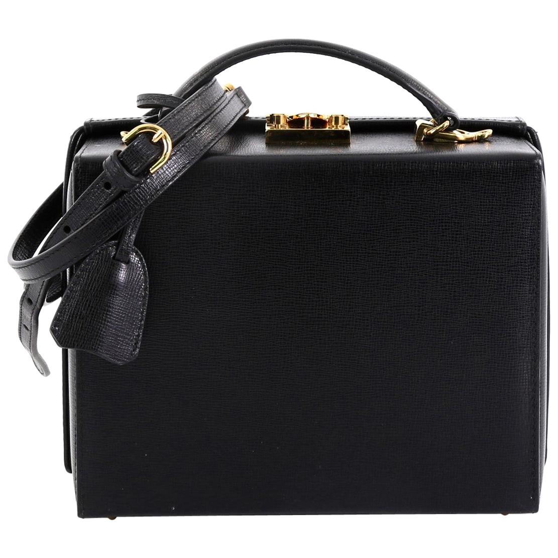 Mark Cross Grace Box Bag Leather Large