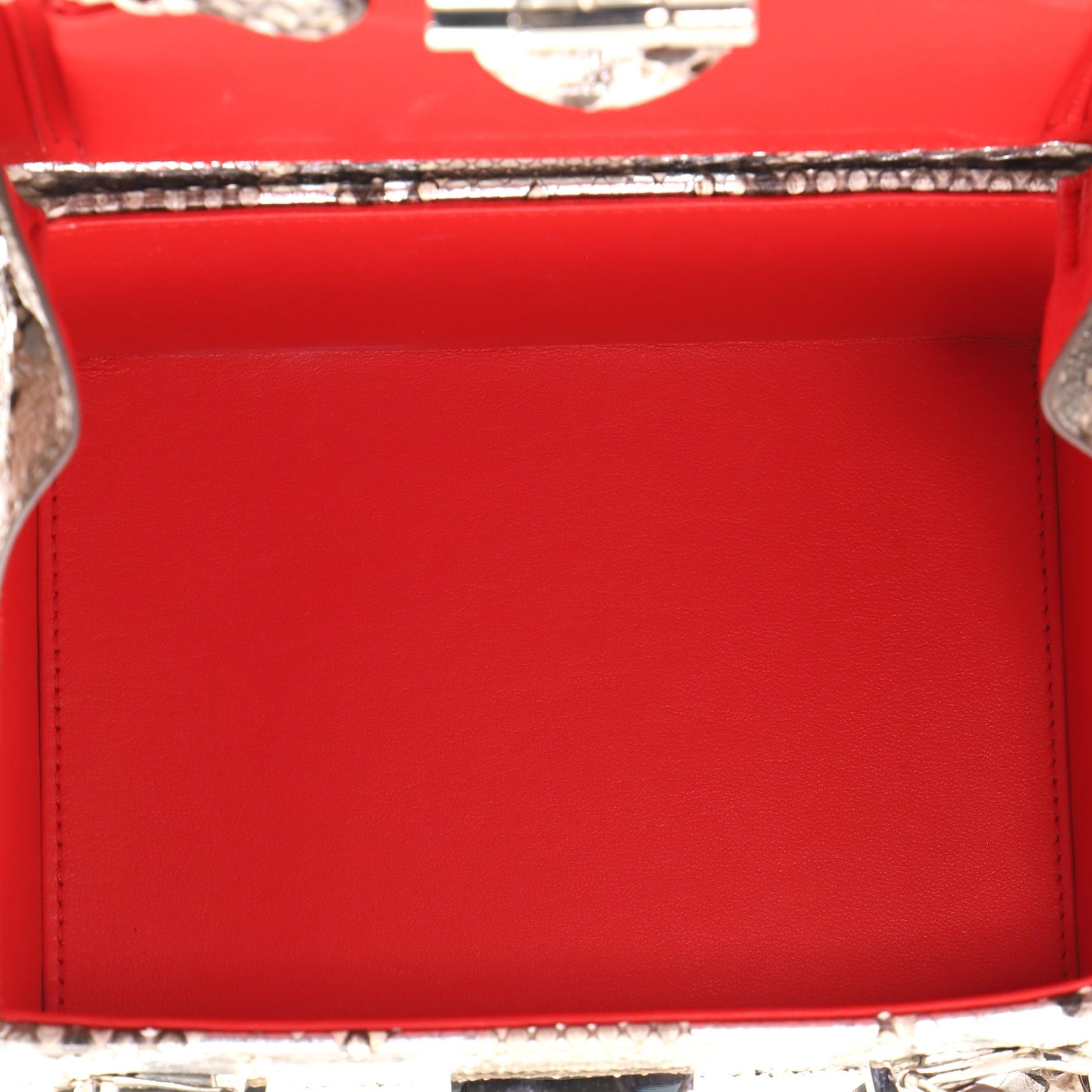 Mark Cross Grace Box Bag Python Small 2