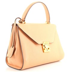 Mark Cross Hadley Satchel Leather Medium