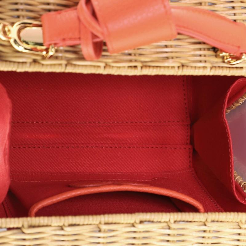 Mark Cross Harley Bag Rattan Wicker Small