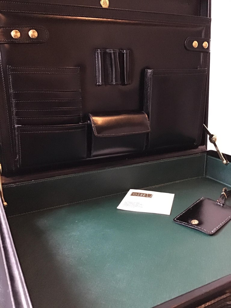Mark Cross Leather Attaché Case For Sale at 1stDibs mark cross