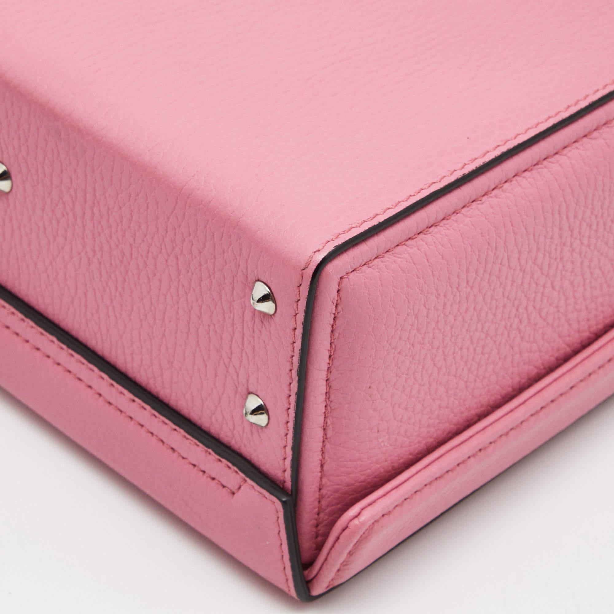Mark Cross Light Pink Leather Grace Box Bag 1