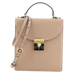 Mark Cross Uptown Top Handle Bag Leather