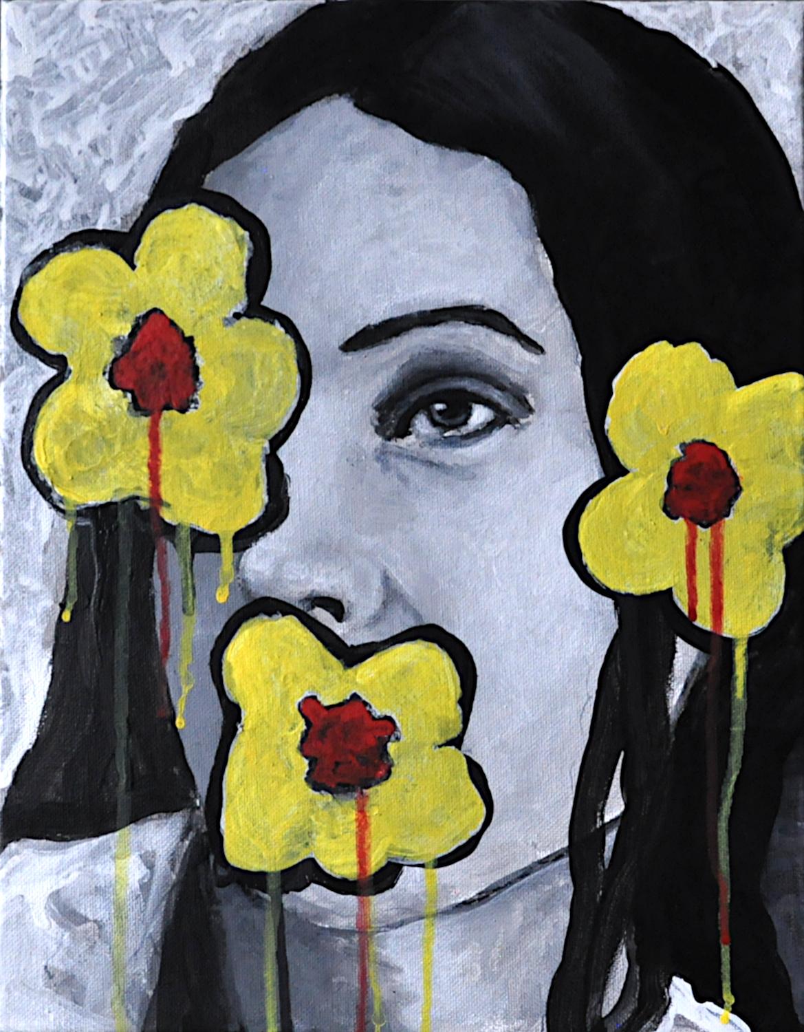 Portrait Painting de Mark Cudd - 19 de agosto de 1998 (Serie 98-99), Pintura original