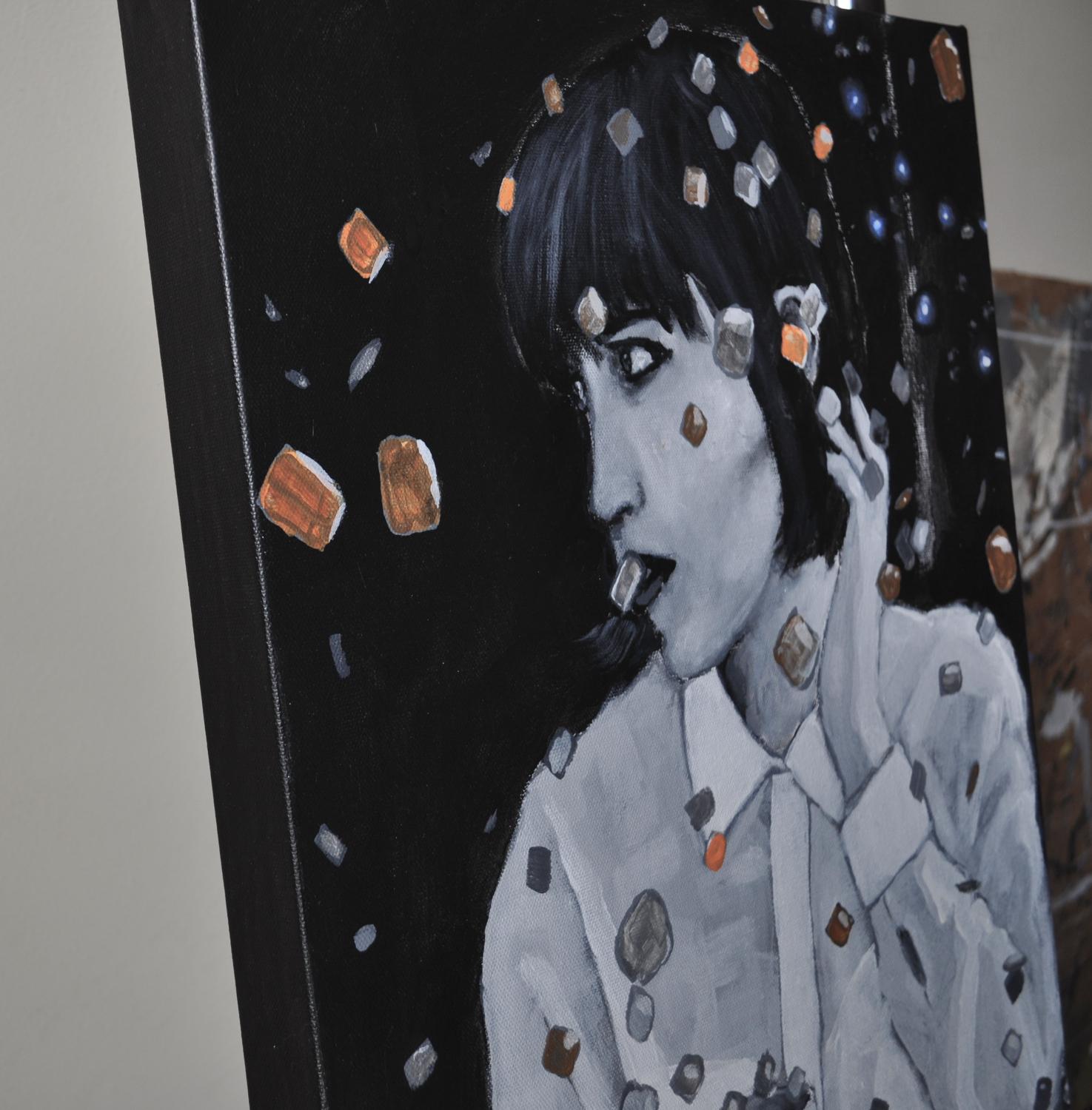 1 gennaio 1999 (Serie 98-99), Pittura originale - Painting di Mark Cudd