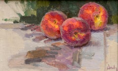 "July Peaches" Oil Painting