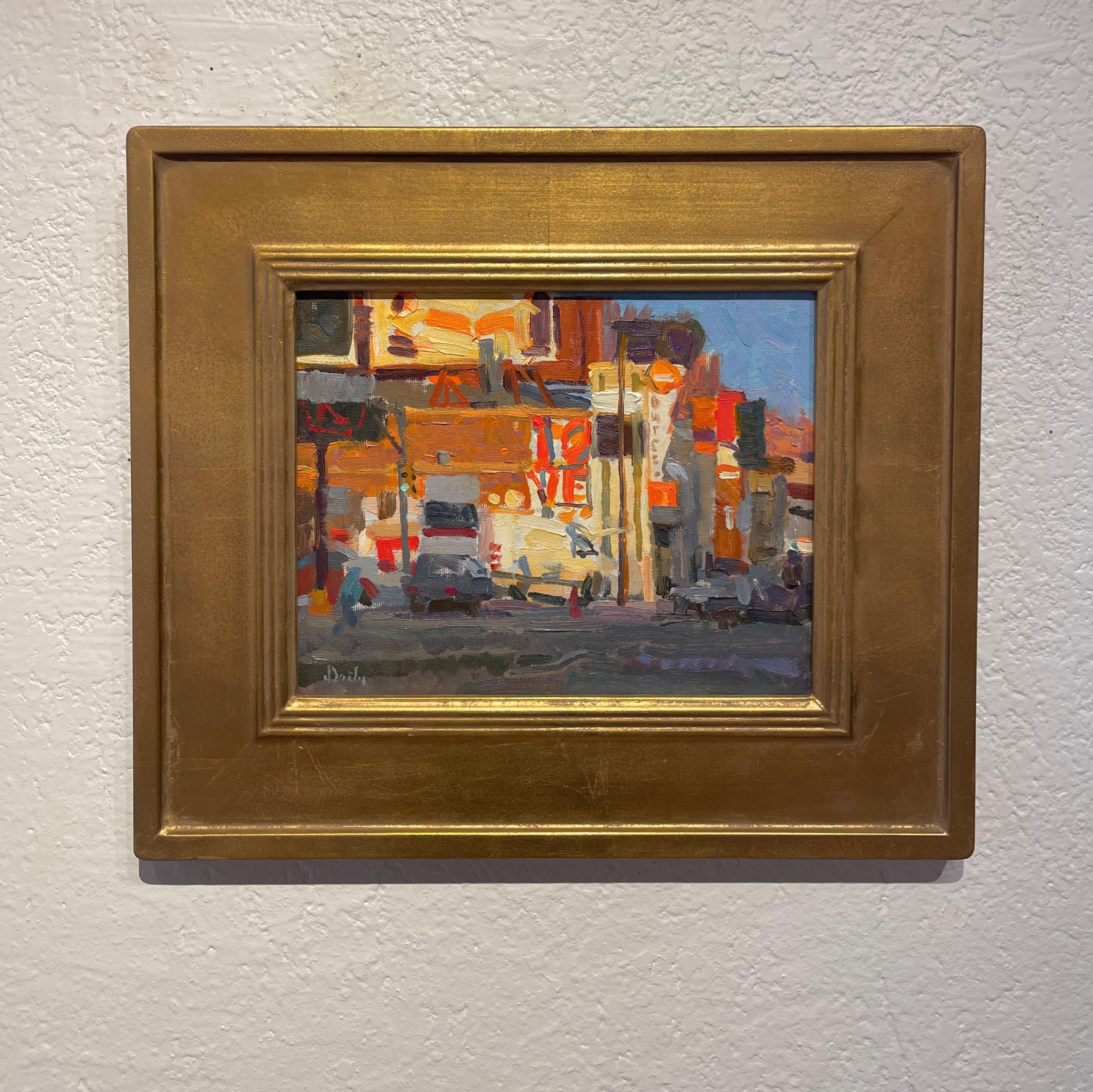 Peinture à l'huile « Les derniers moments de l'hiver » - Painting de Mark Daily