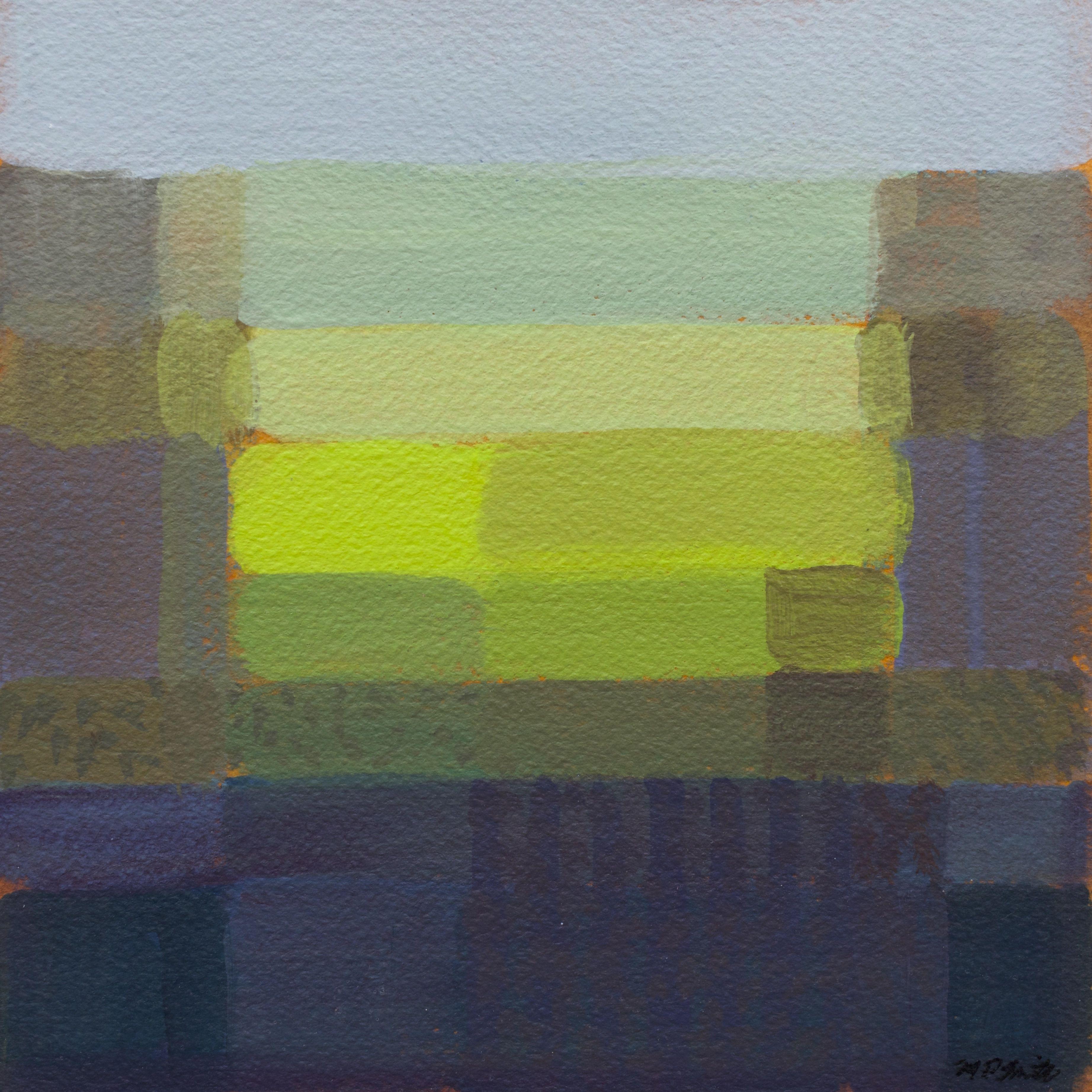 Abstract Painting di Mark David Smith - Greene & Greene, Pittura, Acrilico su carta acquerello