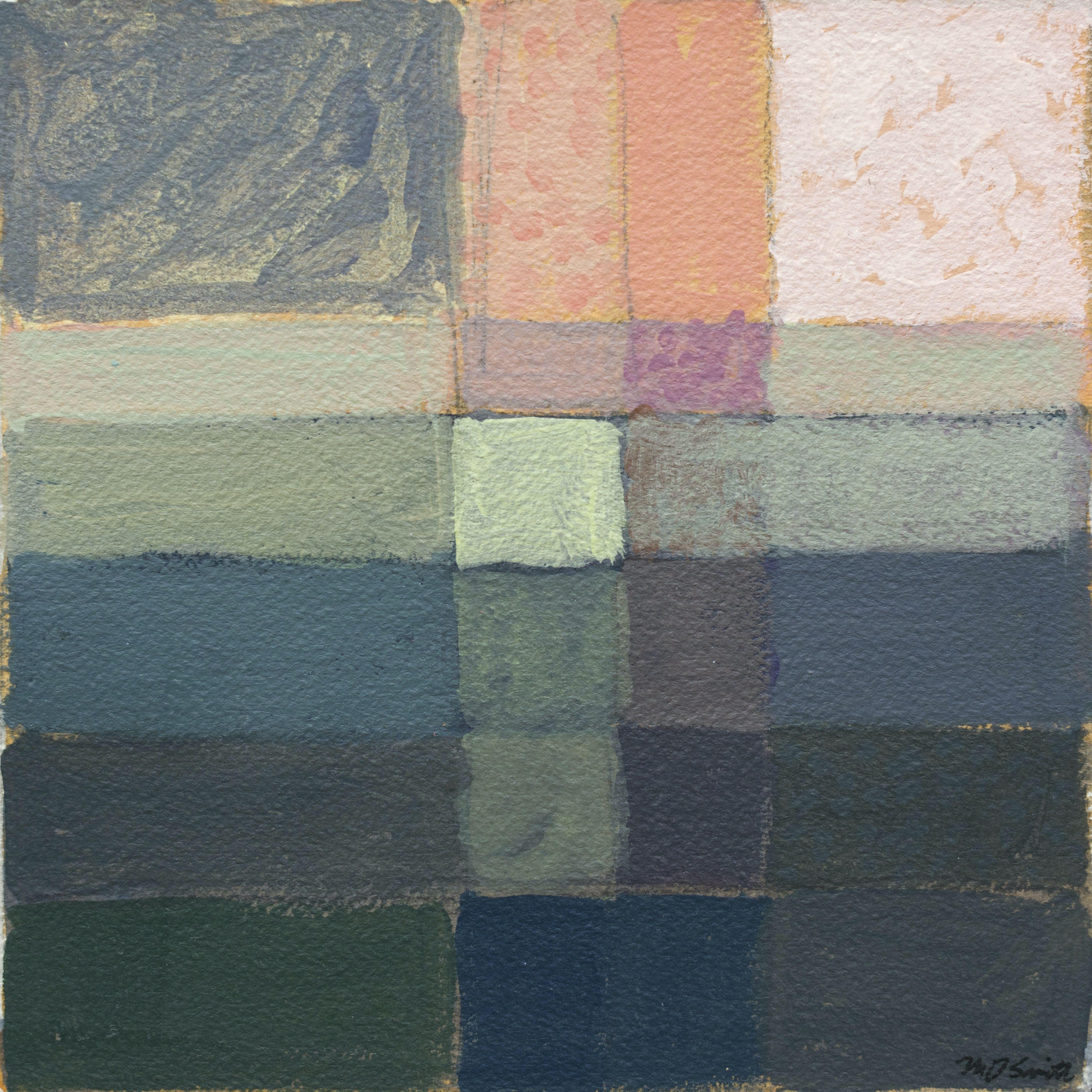 Abstract Painting di Mark David Smith - Raccolto, Pittura, Acrilico su carta acquerellata