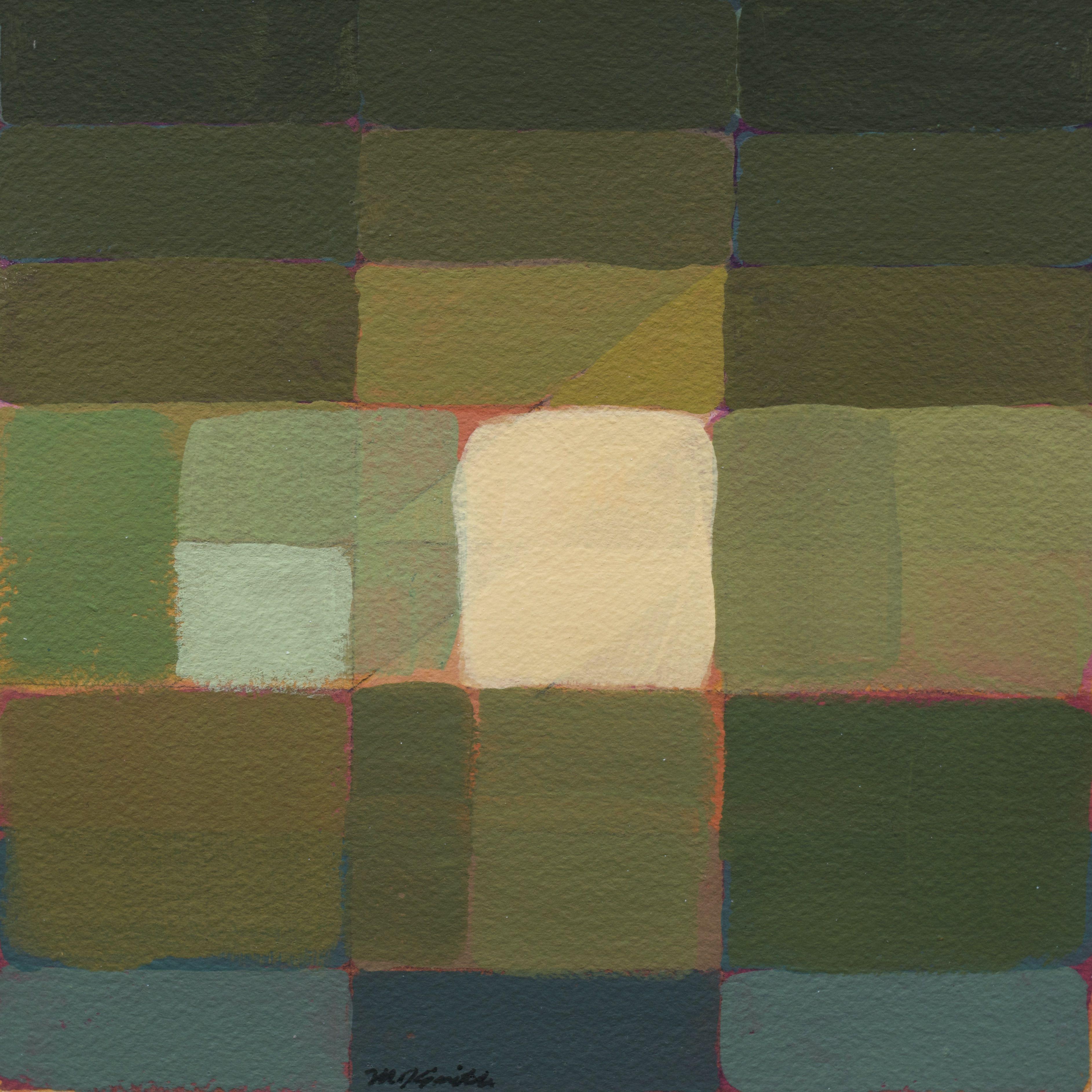 Abstract Painting di Mark David Smith - Teoria del triangolo 5, Pittura, Acrilico su carta acquerellata