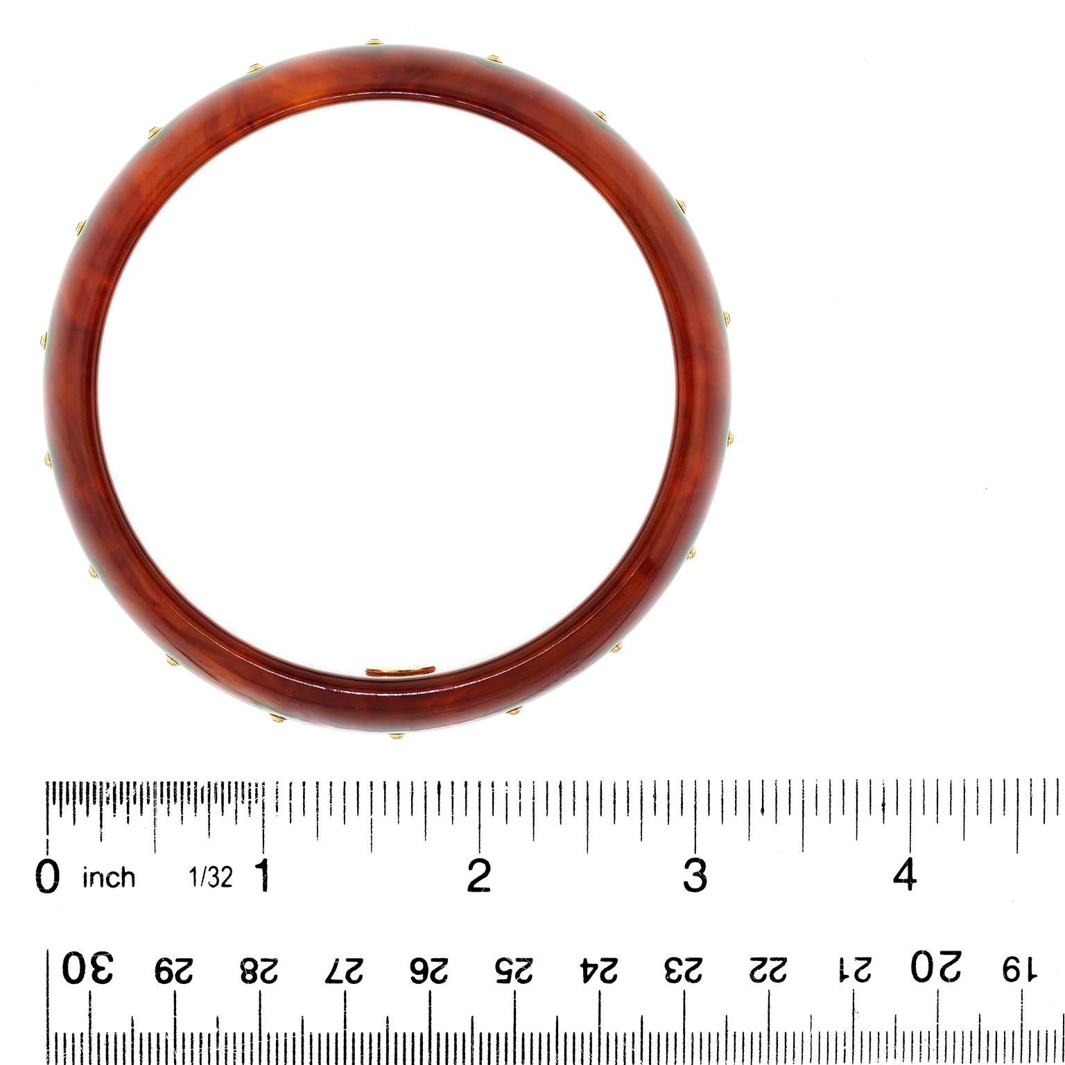 Bracciale Catalin di Mark Davis con granati spessartite in vendita 1