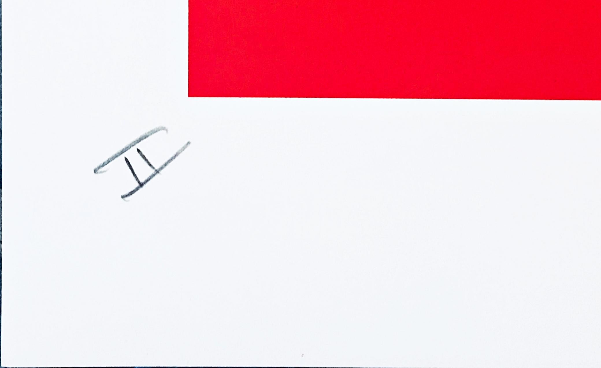 Abstrakt-expressionistische Lithographie Bleistift signiert nummeriert 3/5 Future Shadow II  (Abstrakter Expressionismus), Print, von Mark di Suvero