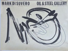 Mark di Suvero, original Oil & Steel Gallery exhibition poster, Tribeca NY 1980s