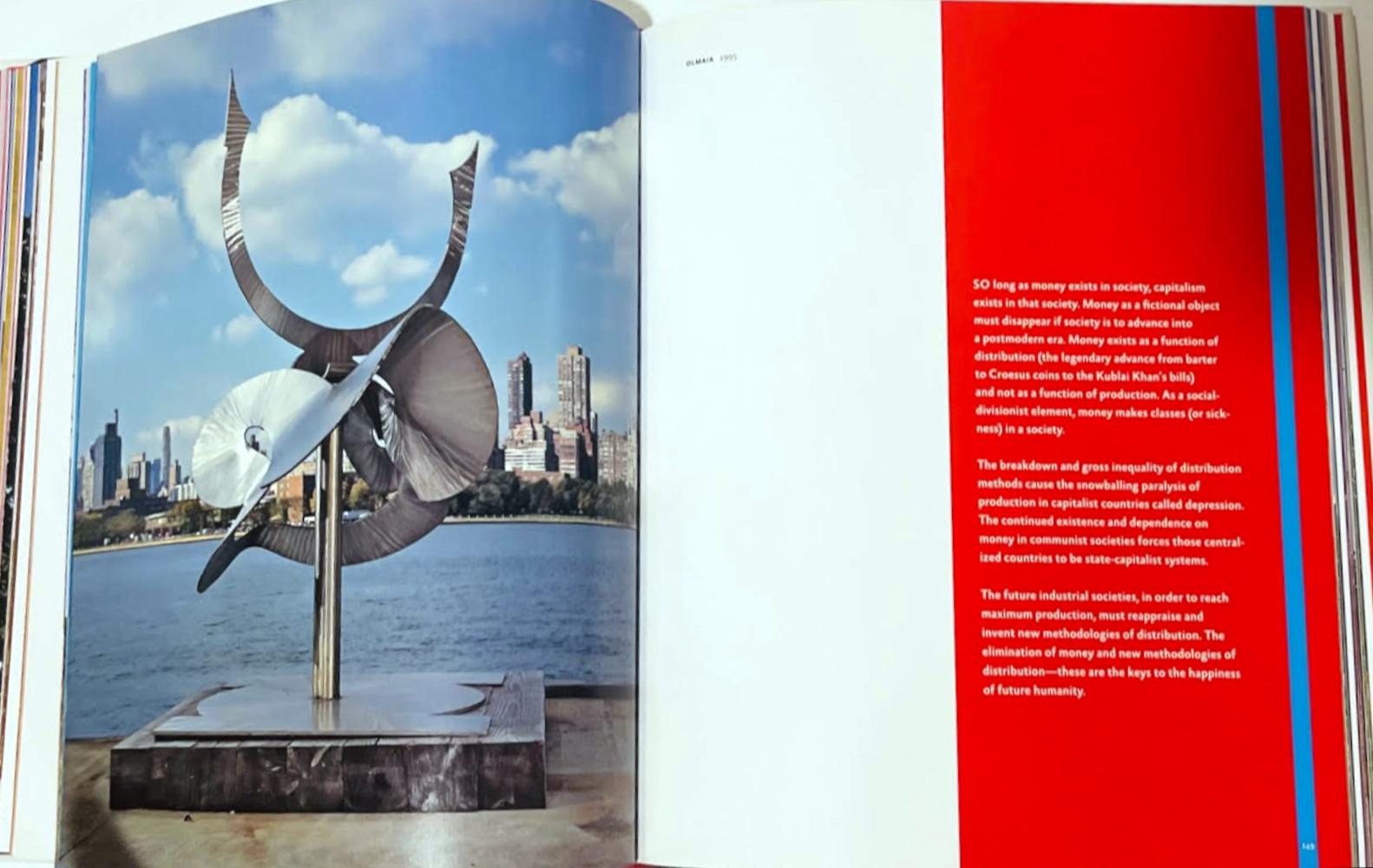 Hardback Monograph: Dreambook (hand signed by sculptor Mark di Suvero) For Sale 11