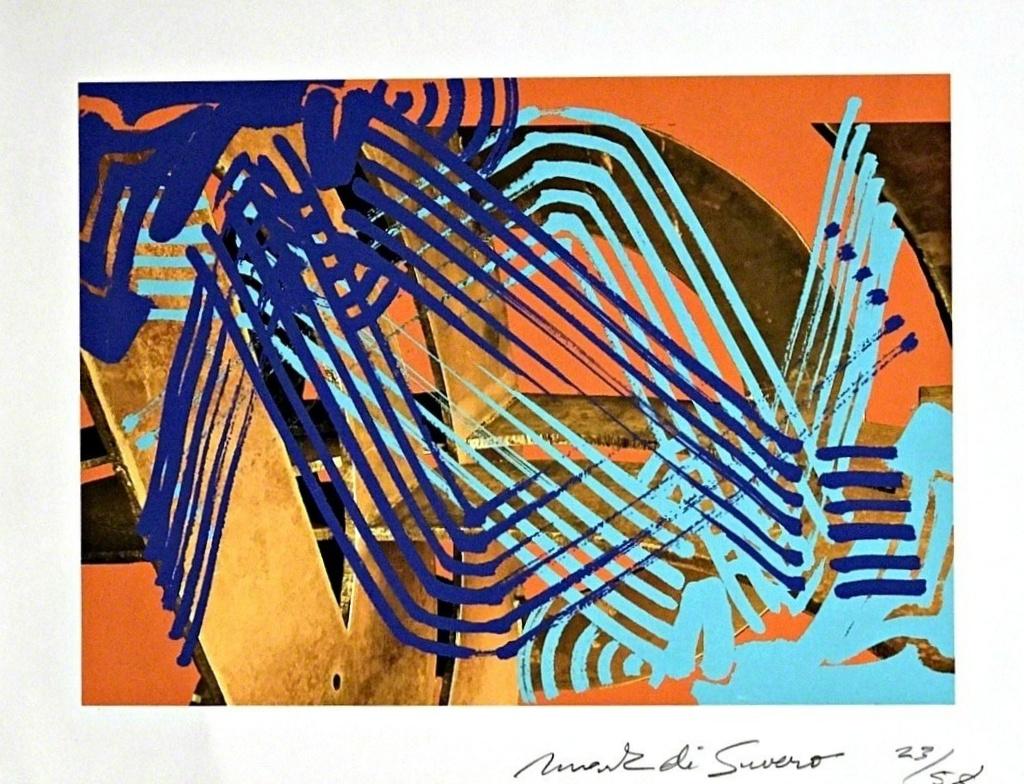 Abstract Expressionist Print by famed sculptor (signed/n lt edition of only 58) 